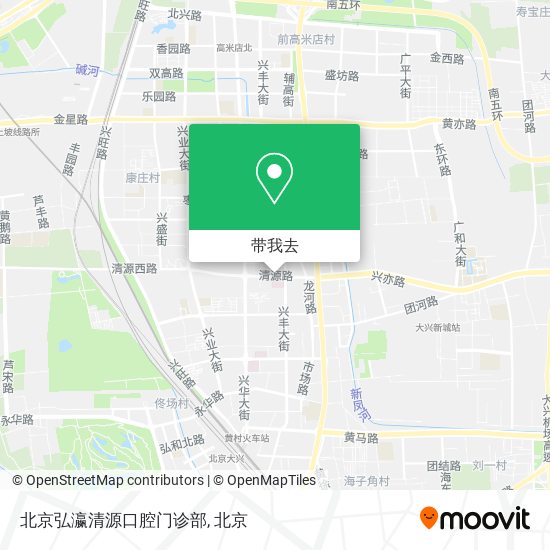 北京弘瀛清源口腔门诊部地图