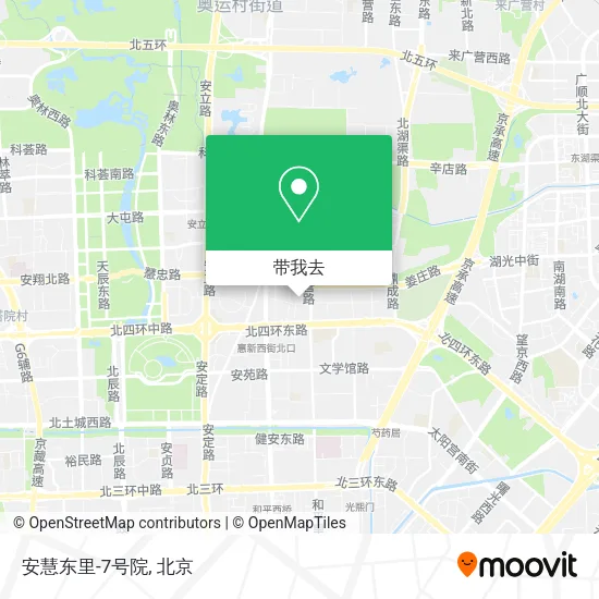 安慧东里-7号院地图