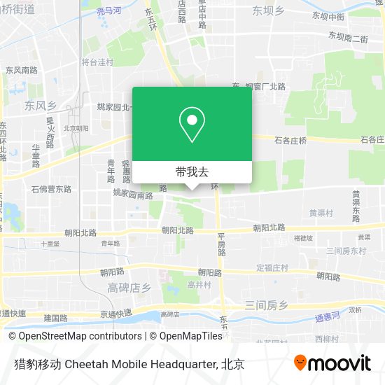 猎豹移动 Cheetah Mobile Headquarter地图