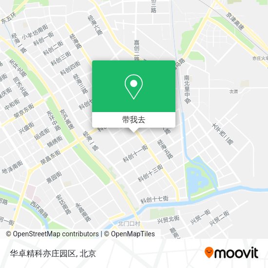 华卓精科亦庄园区地图