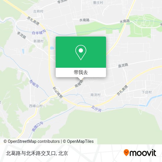 北葛路与北禾路交叉口地图
