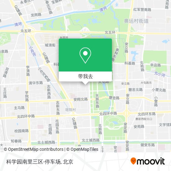 科学园南里三区-停车场地图