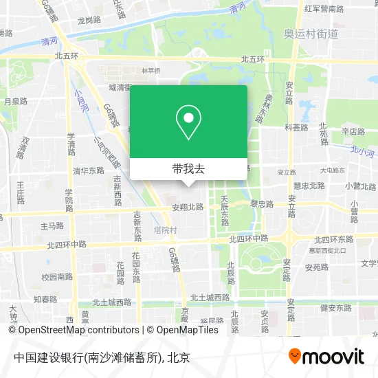 中国建设银行(南沙滩储蓄所)地图