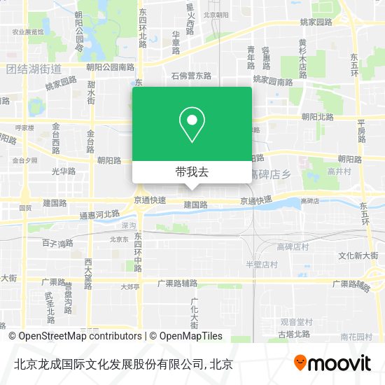 北京龙成国际文化发展股份有限公司地图