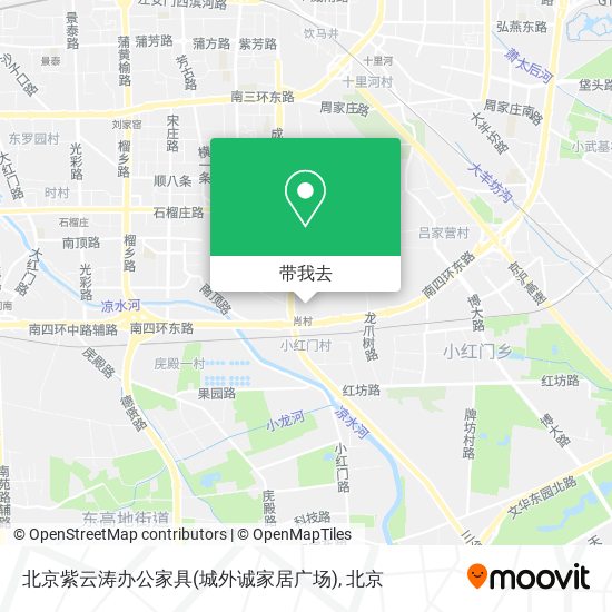 北京紫云涛办公家具(城外诚家居广场)地图