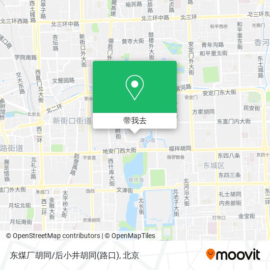 东煤厂胡同/后小井胡同(路口)地图