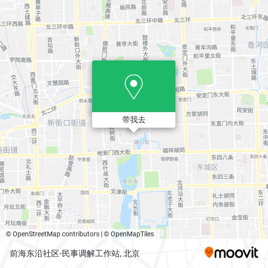 前海东沿社区-民事调解工作站地图