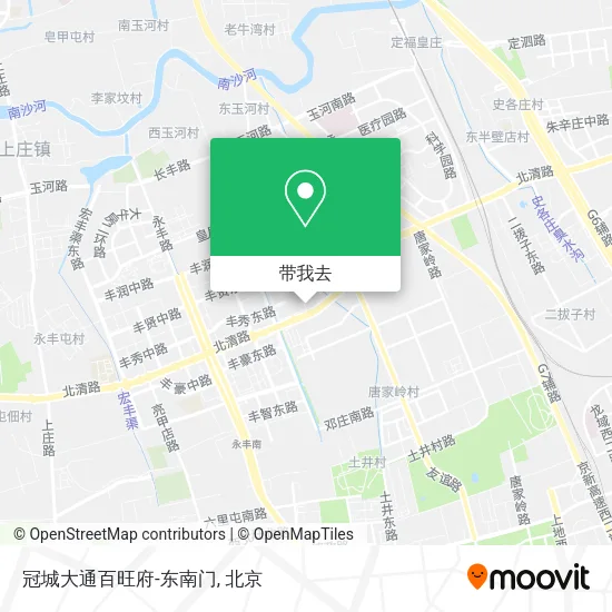 冠城大通百旺府-东南门地图