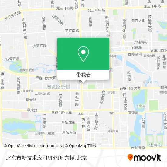 北京市新技术应用研究所-东楼地图