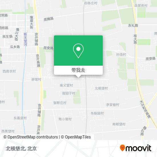 北顿垡北地图