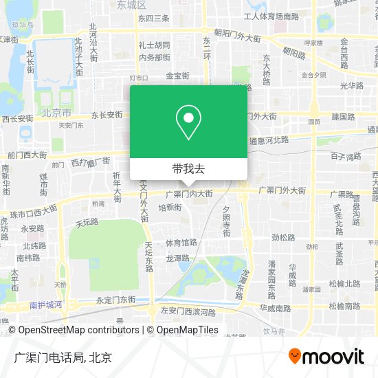 广渠门电话局地图