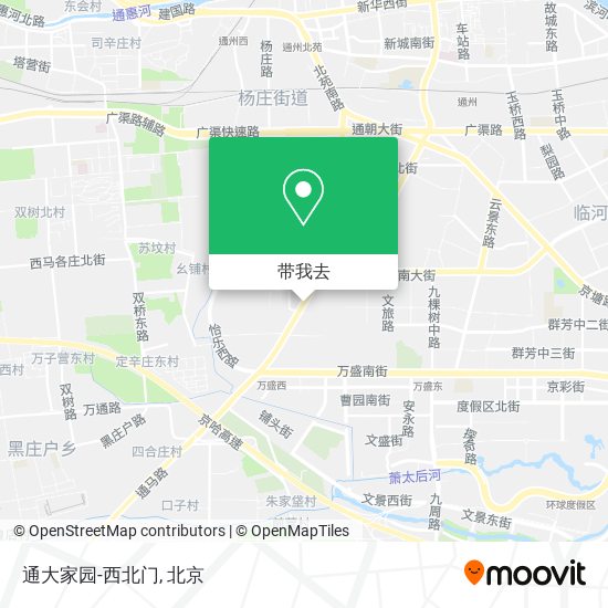 通大家园-西北门地图