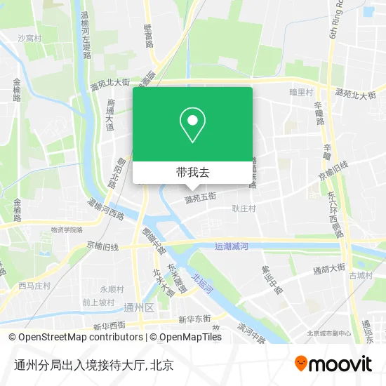 通州分局出入境接待大厅地图