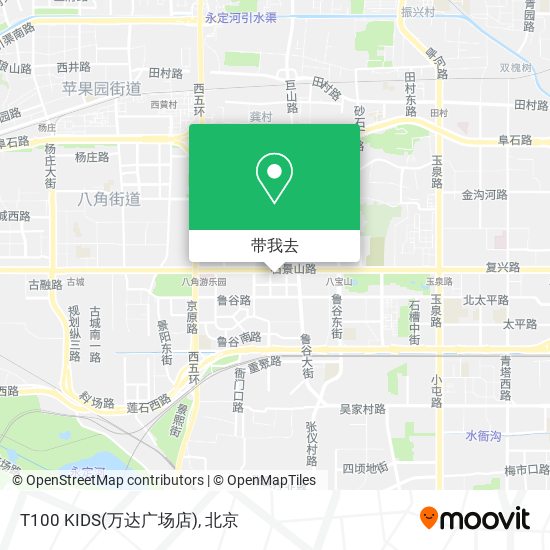 T100 KIDS(万达广场店)地图