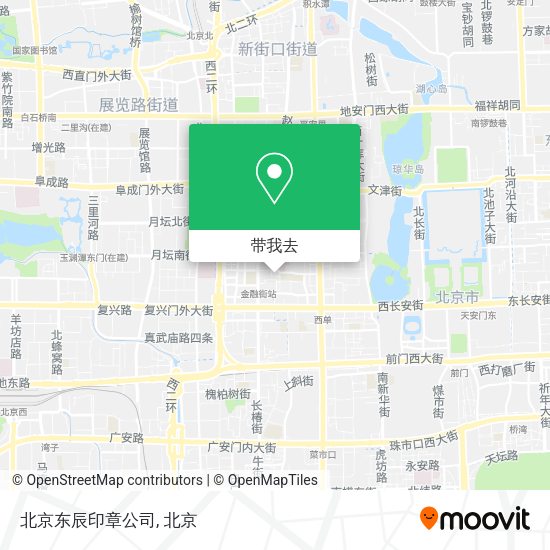 北京东辰印章公司地图
