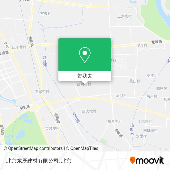 北京东辰建材有限公司地图