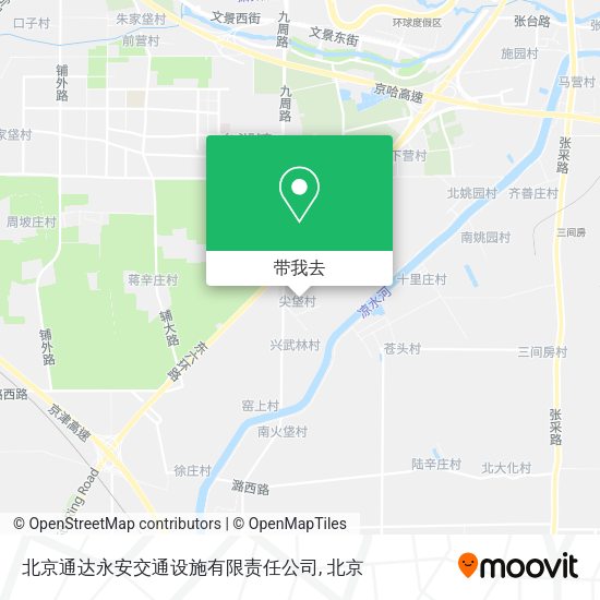 北京通达永安交通设施有限责任公司地图