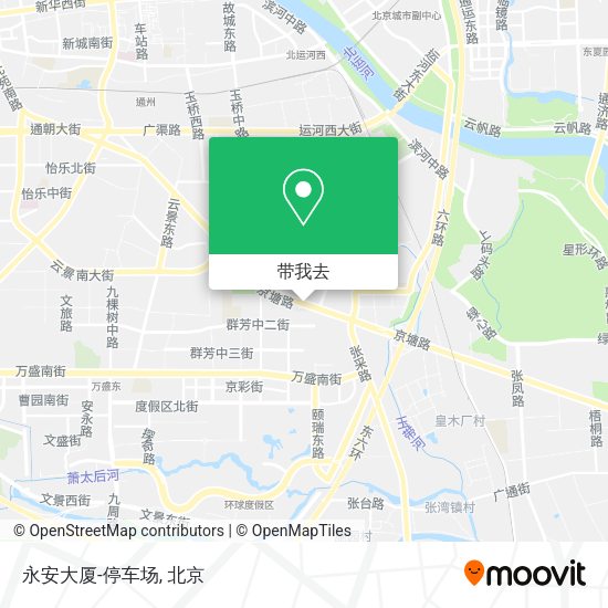 永安大厦-停车场地图