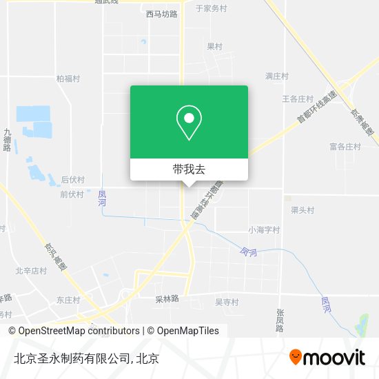 北京圣永制药有限公司地图