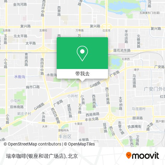 瑞幸咖啡(银座和谐广场店)地图