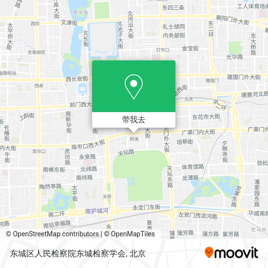 东城区人民检察院东城检察学会地图