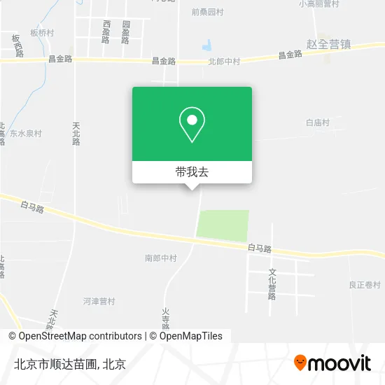北京市顺达苗圃地图