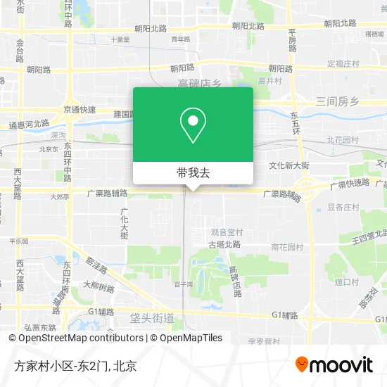 方家村小区-东2门地图