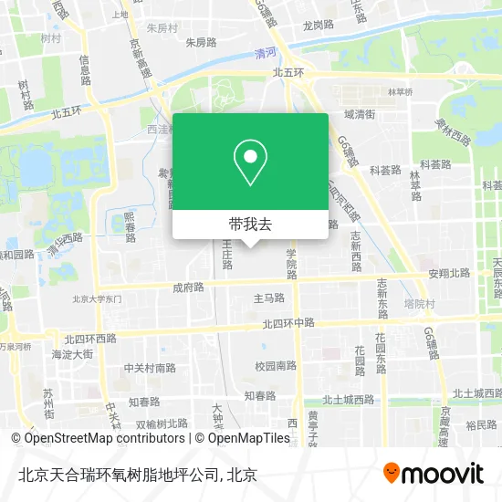 北京天合瑞环氧树脂地坪公司地图