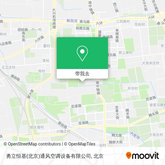 勇立恒基(北京)通风空调设备有限公司地图