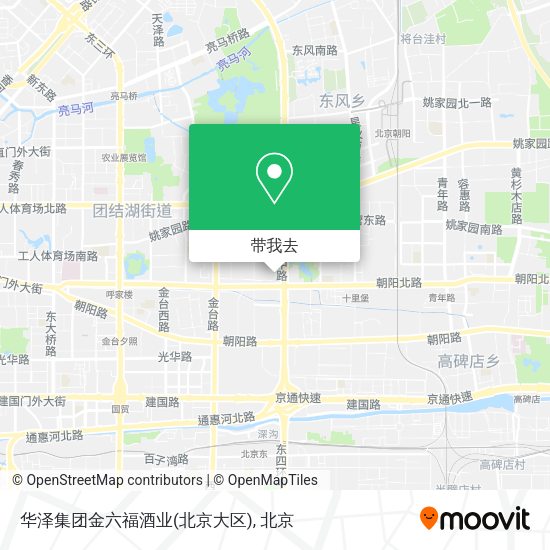 华泽集团金六福酒业(北京大区)地图