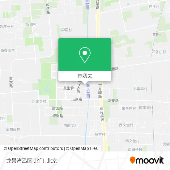 龙景湾乙区-北门地图