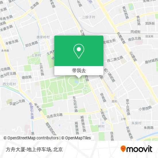 方舟大厦-地上停车场地图