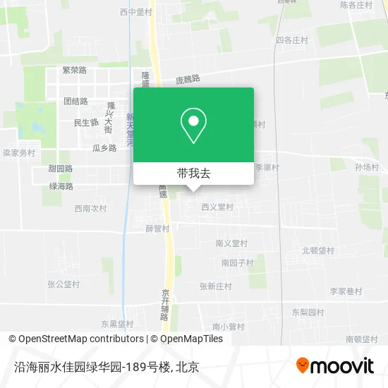 沿海丽水佳园绿华园-189号楼地图