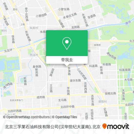 北京三孚莱石油科技有限公司(汉华世纪大厦南)地图