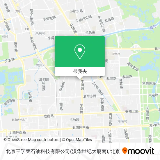 北京三孚莱石油科技有限公司(汉华世纪大厦南)地图