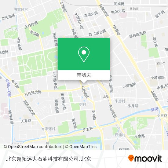 北京超拓远大石油科技有限公司地图