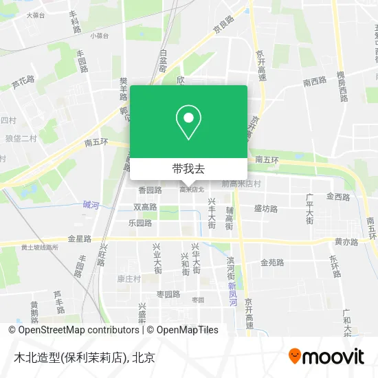 木北造型(保利茉莉店)地图