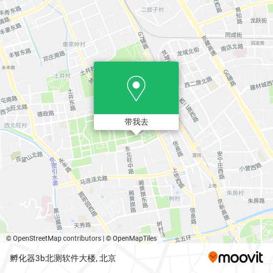 孵化器3b北测软件大楼地图