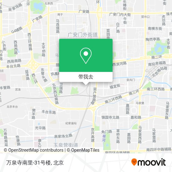 万泉寺南里-31号楼地图