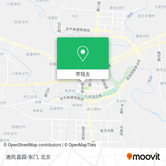 惠民嘉园-东门地图