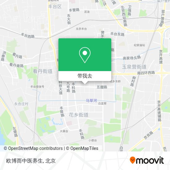 欧博而中医养生地图
