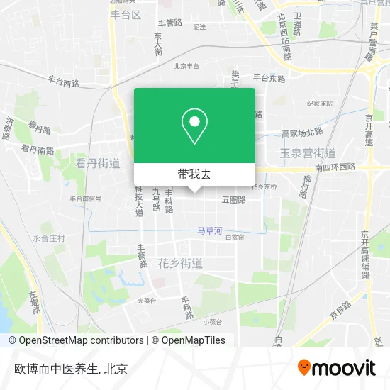 欧博而中医养生地图