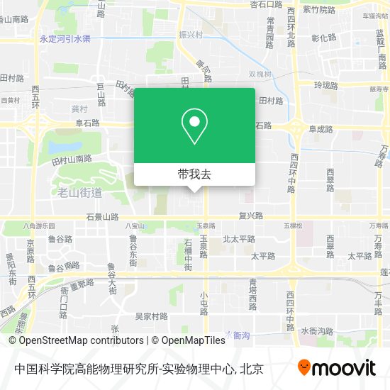 中国科学院高能物理研究所-实验物理中心地图