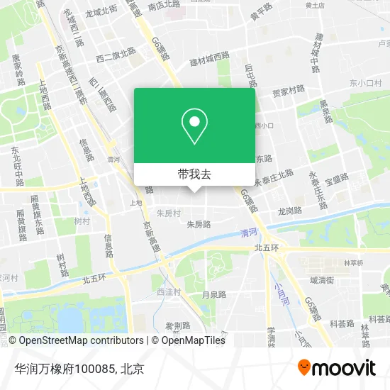 华润万橡府100085地图