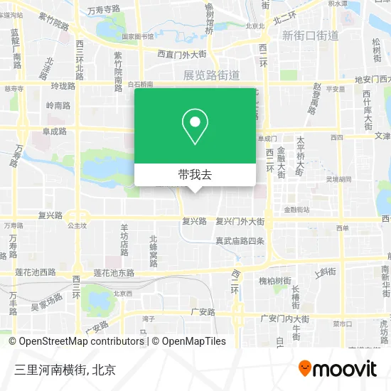 三里河南横街地图