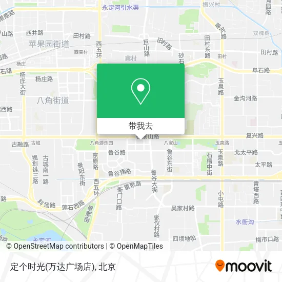 定个时光(万达广场店)地图