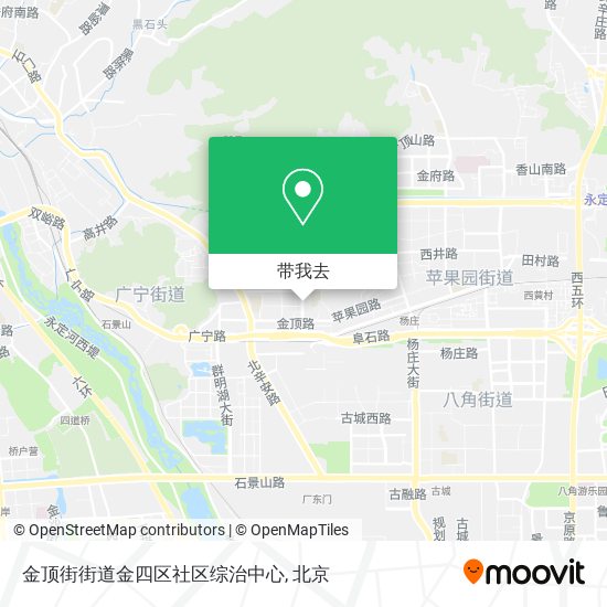 金顶街街道金四区社区综治中心地图