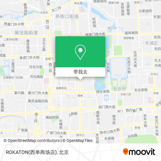 ROKATON(西单商场店)地图