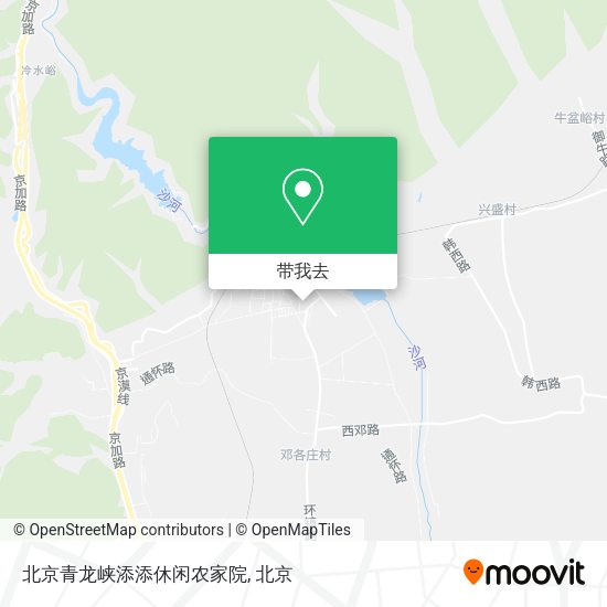 北京青龙峡添添休闲农家院地图