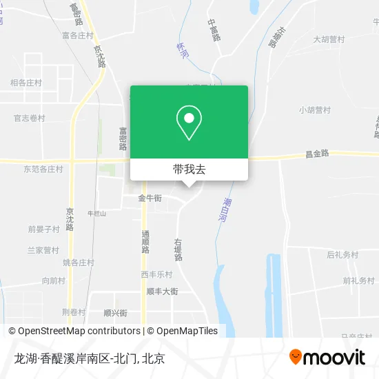 龙湖·香醍溪岸南区-北门地图